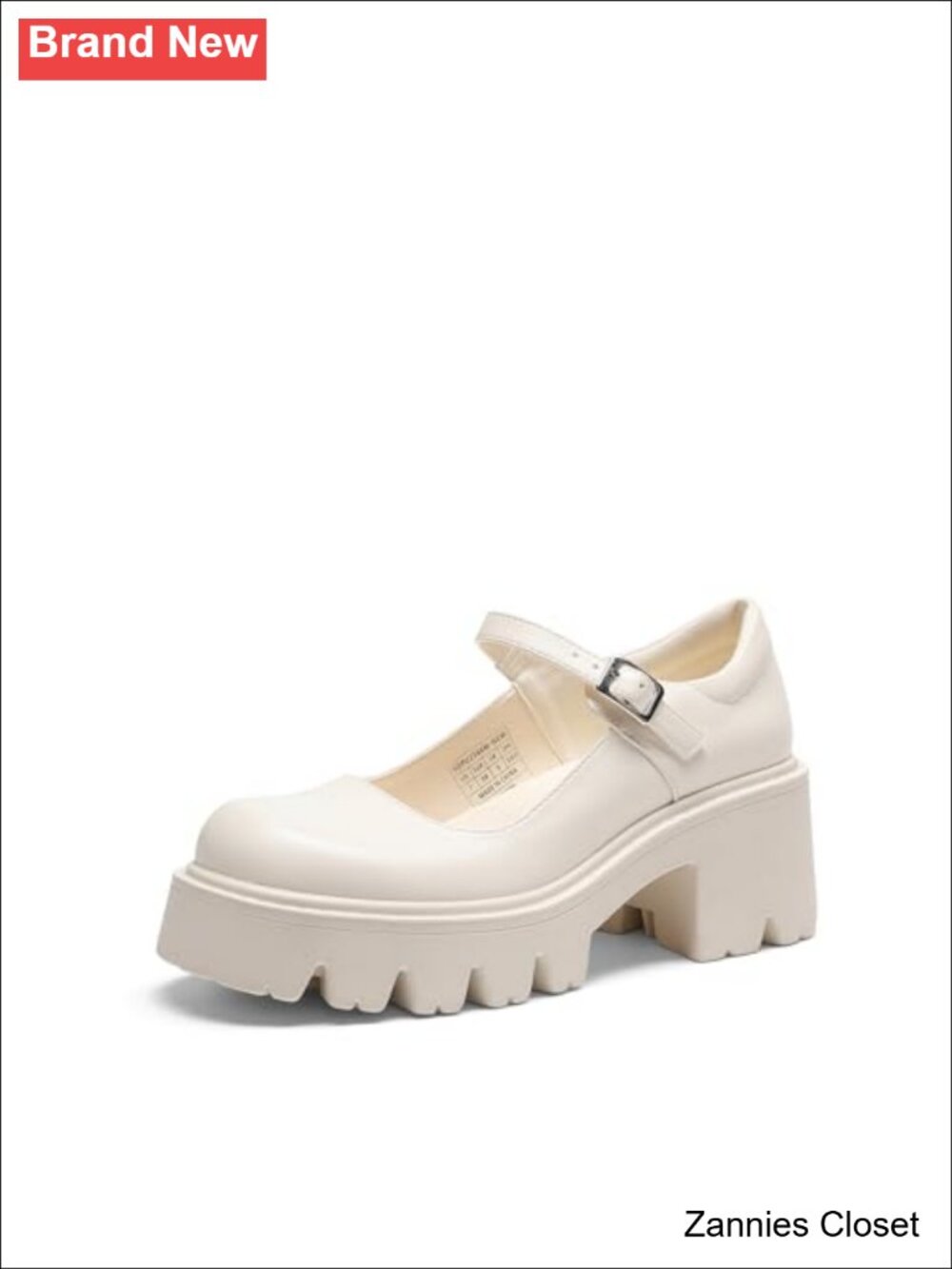 ✨Dream Pairs Women's Mary Janes Platform Pumps Chunky Heel Faux Leather